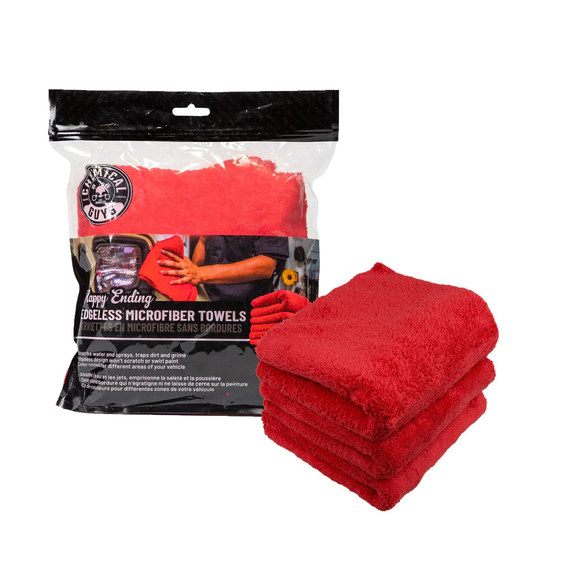 Pack of 3 Red Towels