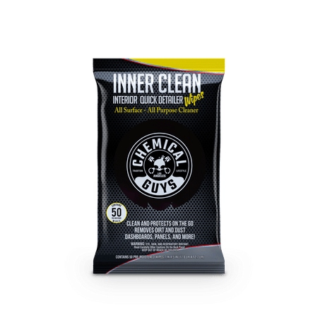 Convenient Packet with 50 wipes inside.