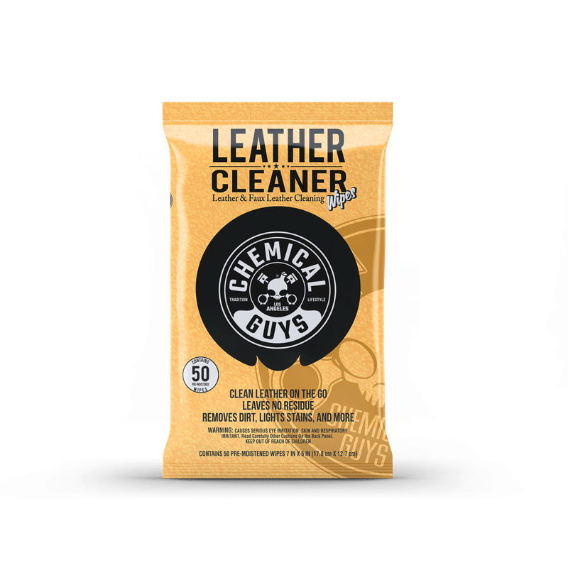 Convenient Packet with 50 wipes inside.