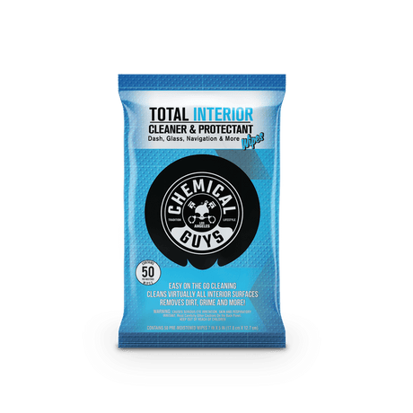 Convenient Packet with 50 wipes inside.