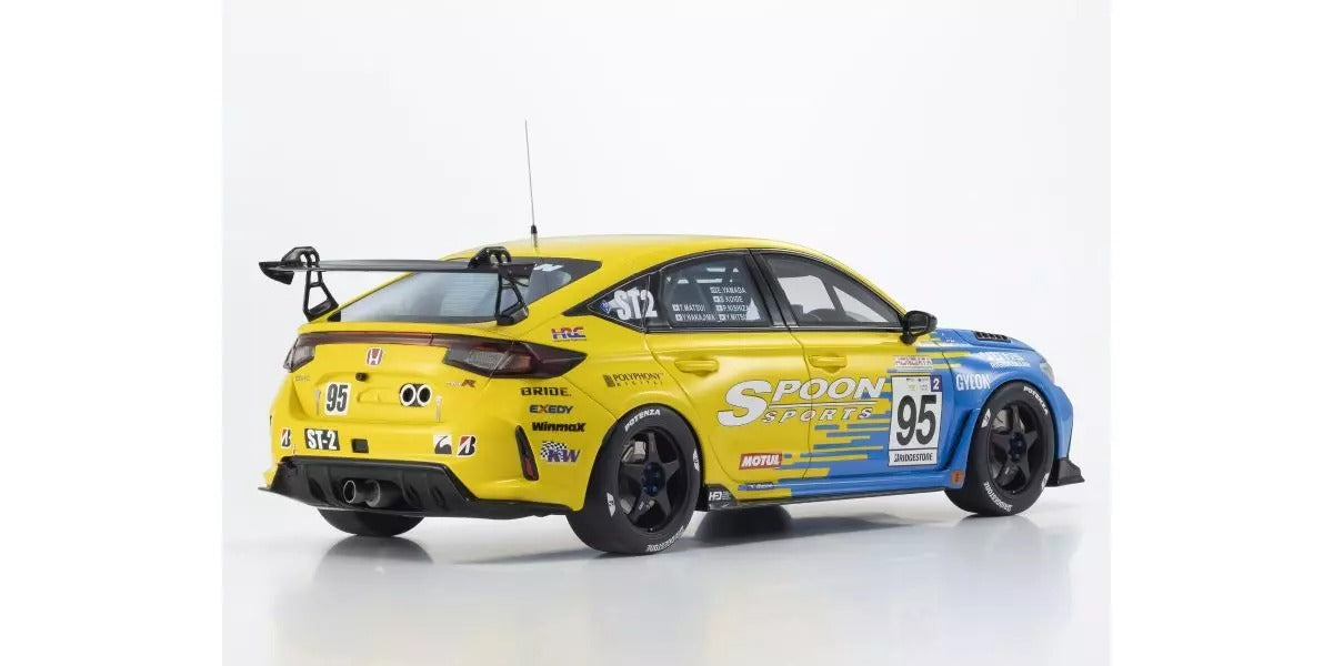 Kyosho Samurai Collection Honda Civic (Fl5) 2024 Team Spoon #95 1:18 Scale KSR18067Y