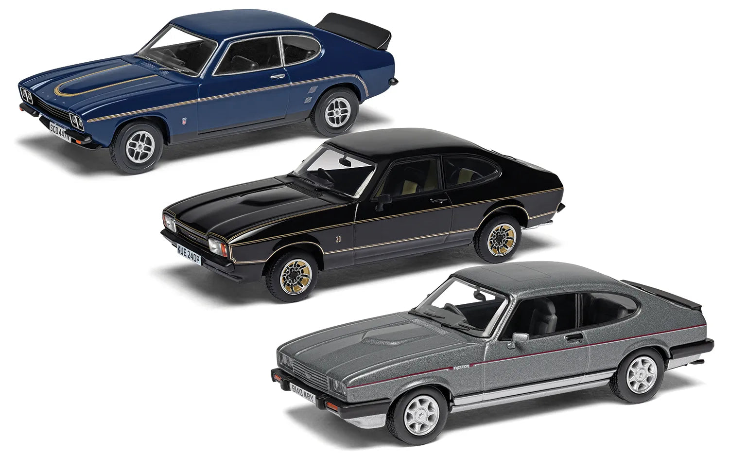 Custom Boxed 3 x Ford Capri's