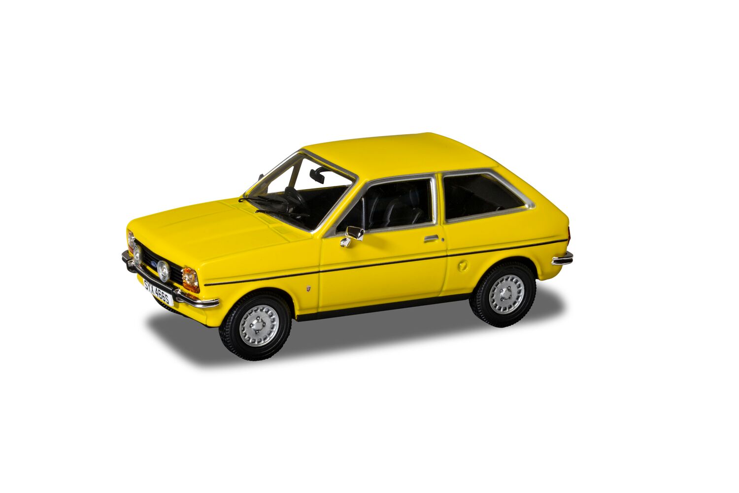 Corgi Ford Fiesta MK1 1.3 Ghia - Signal Yellow VA12513 1:43