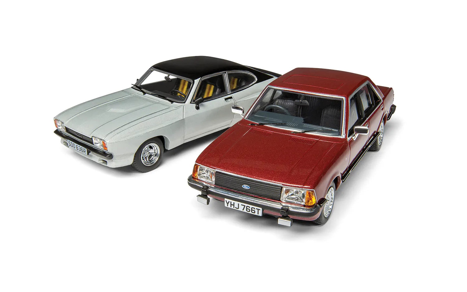 Corgi Screen Stars - Ford Capri MK2 X-Pack, Ford Granada MK2 2.8i Ghia Collection CC91991 1:43