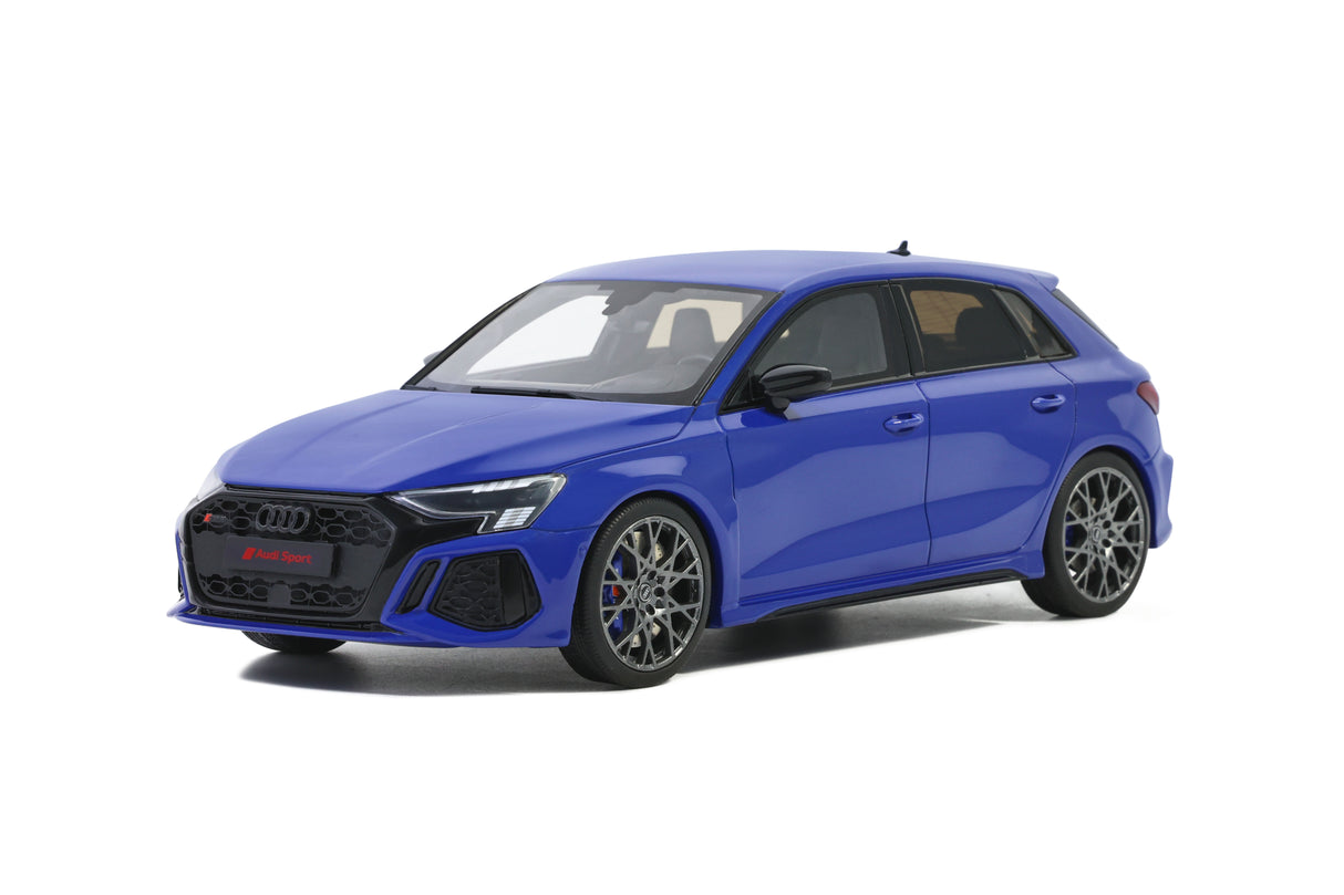 GT Spirit Audi RS3 Sportback Performance Edition Nogaro Blue 2022 1:18 - GT884