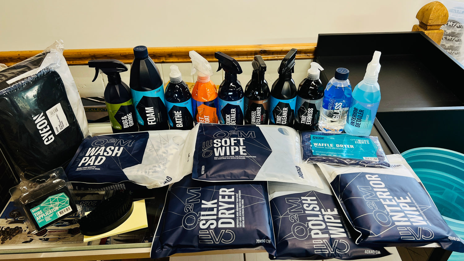 Quick Detailer + Wash Pad + Tyre App Sm