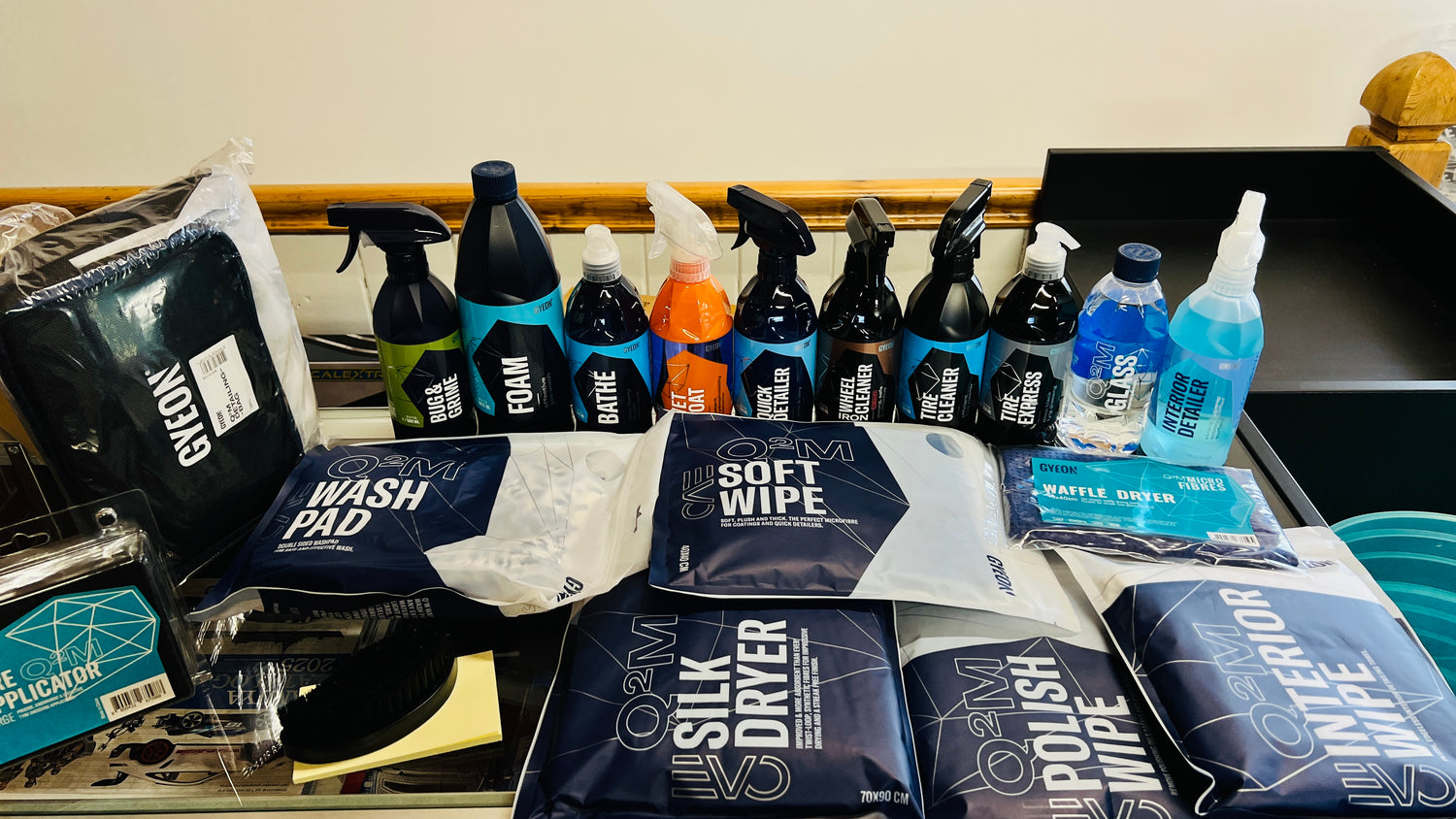 Quick Detailer + Wash Pad + Tyre App Lge