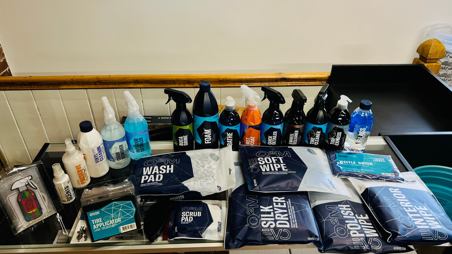 Quick Detailer + Black Night Scent + Tyre App Lge