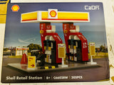 CaDA Shell Retail Station - Gas Pumps - 305 Pieces Brick Model Kit C66028W