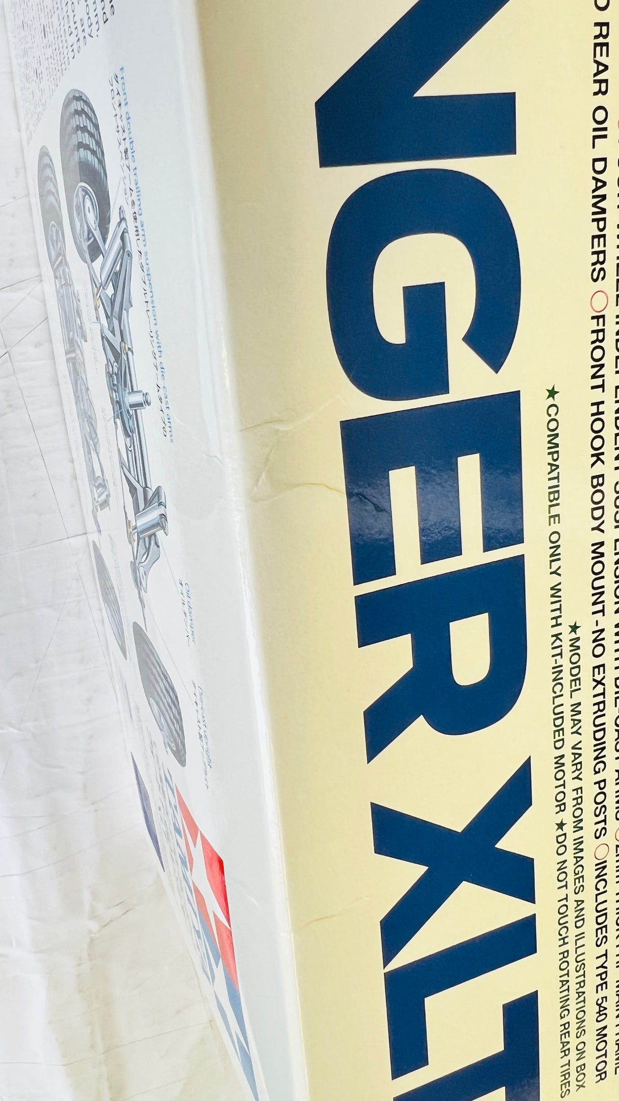 Tamiya RC Ford F-150 Ranger XLT - Item #58759 - Slightly Creased Box Lid and Internal Box