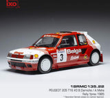 IXO Peugeot 205 T16 #3 Belga Rally Ypres 1985 B. Darniche / A. Mahe 1:18 - 18RMC135.22