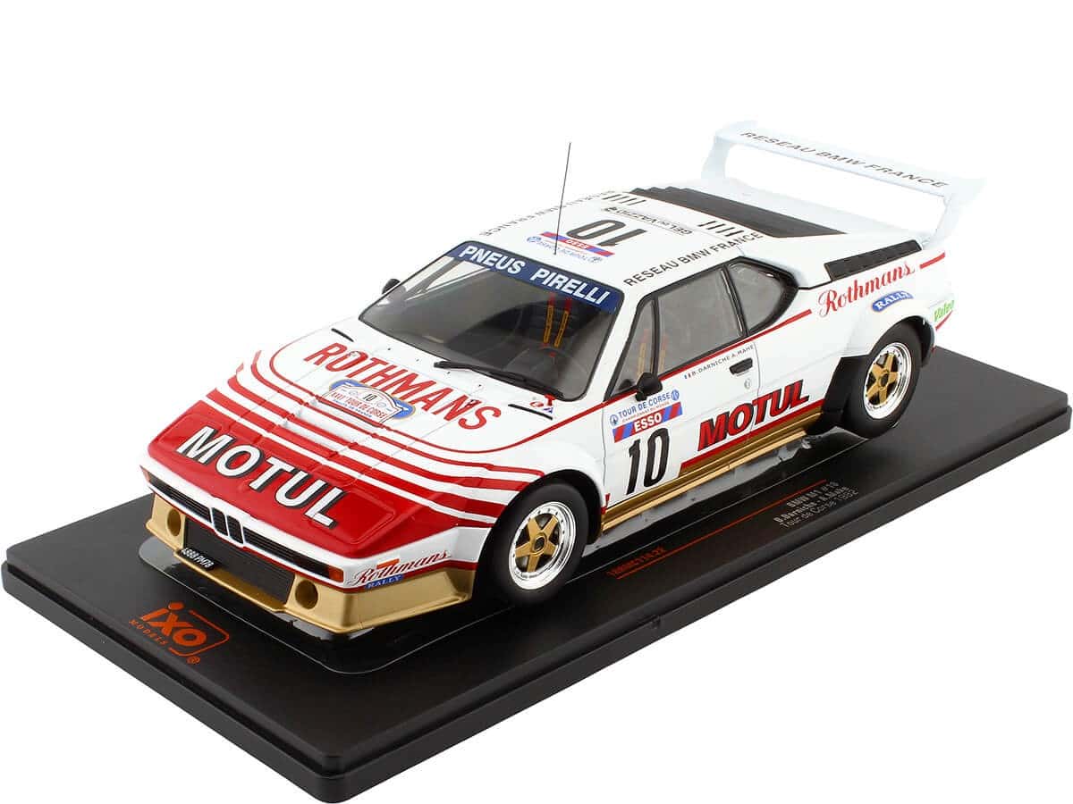 IXO BMW M1 #10 Rally WM Tour De Course 1982 Darniche & Mahe 1:18 18RMC114.22