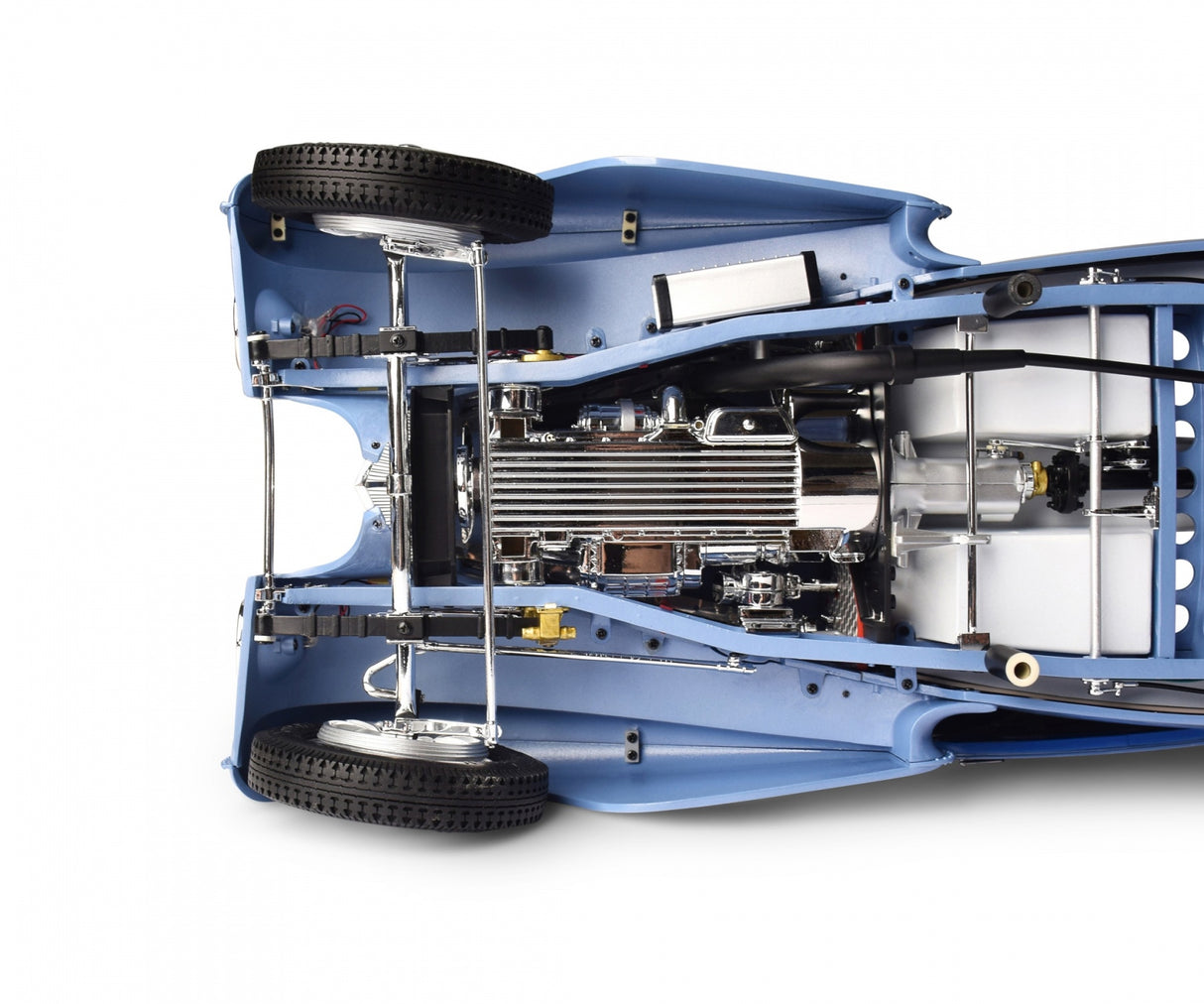 Chassis shot from underneath front end