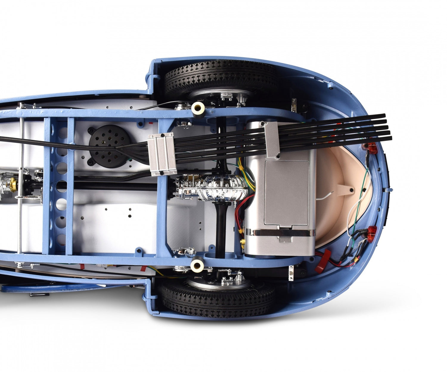 Chassis shot from underneath rear end