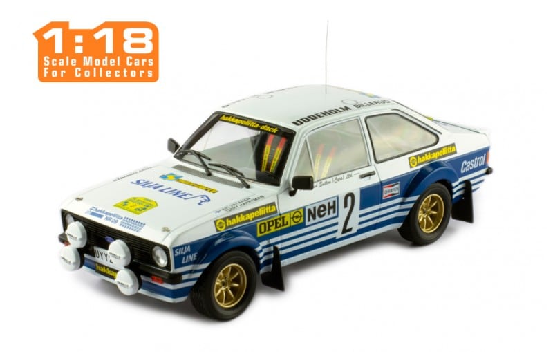 IXO Ford Escort MK II RS 1800 #2 A. Vatanen Rally Sweden 1982 1:18 - 18RMC142LQ.22