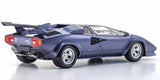 Kyosho Lamborghini Countach Lp5000 Quattrovalvole Dark Blue 1:18 Scale KS08320DBL