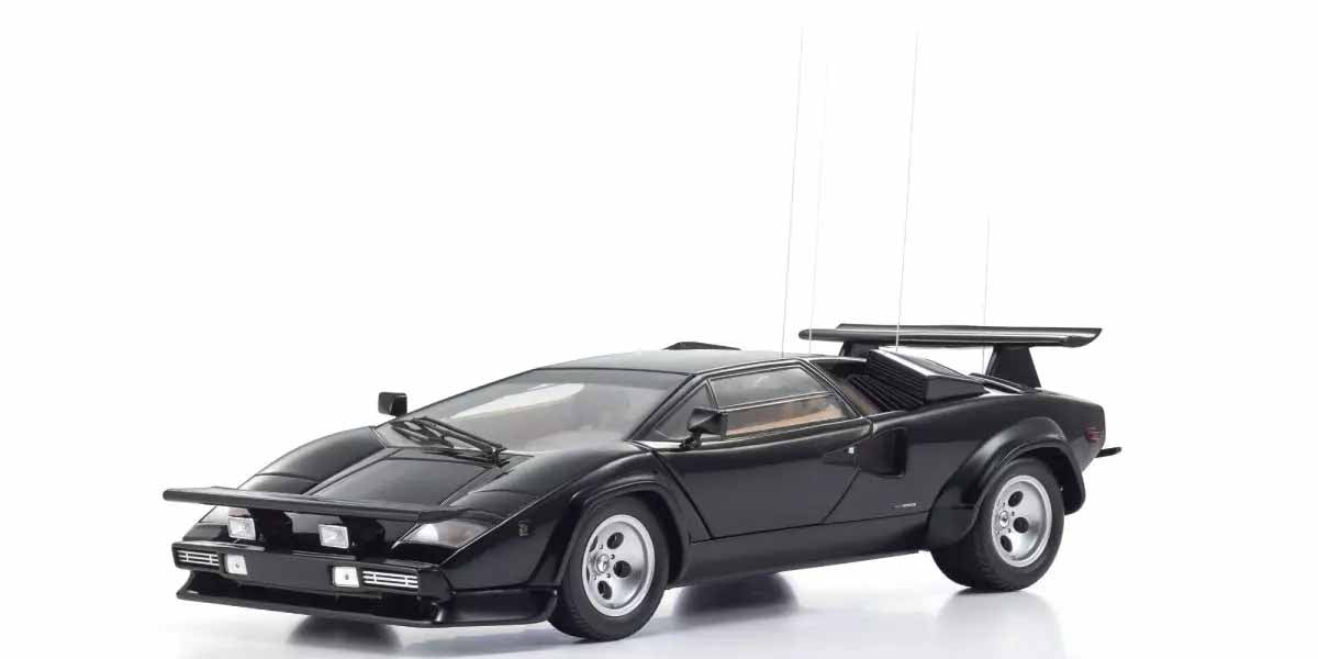 Kyosho Lamborghini Countach Lp400S The Cannonball Run / Black 1:18 Scale KS08320RBKG