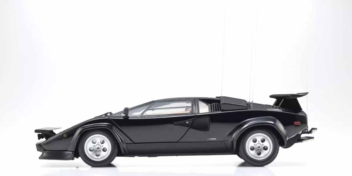 Kyosho Lamborghini Countach Lp400S The Cannonball Run / Black 1:18 Scale KS08320RBKG