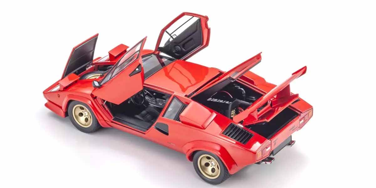 Kyosho Lamborghini Countach Lp5000 Quattrovalvole Red 1:18 Scale KS08320RBKG