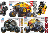 Tamiya RC Lunch Box Mayhem! OG, Black Edition and EVO - Items #58755, 58546, 58347