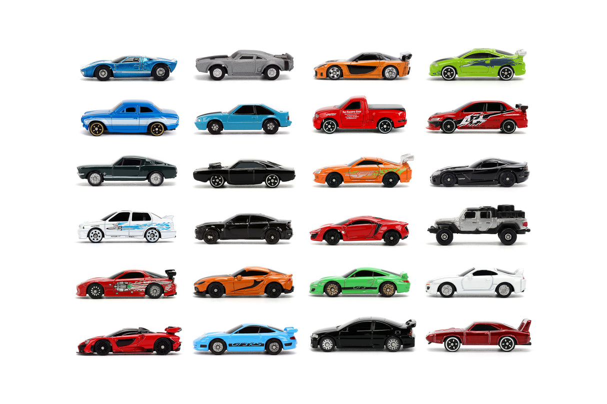Jada Nano Hollywood Rides - Fast & Furious Advent Calendar - 24 Nano Vehicles - Item #37872