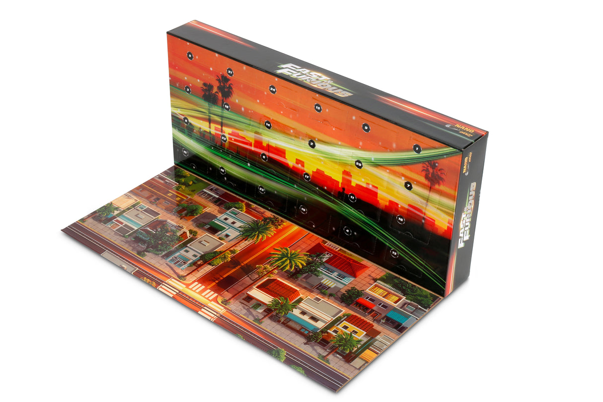 Jada Nano Hollywood Rides - Fast & Furious Advent Calendar - 24 Nano Vehicles - Item #37872