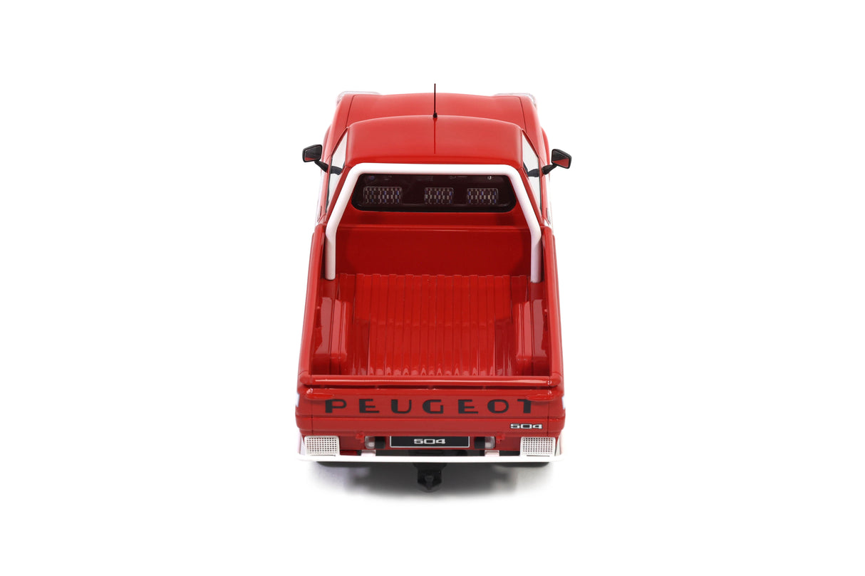 Otto Mobile Peugeot 504 Pick Up Dangle Red 1993 1:18 - OT436