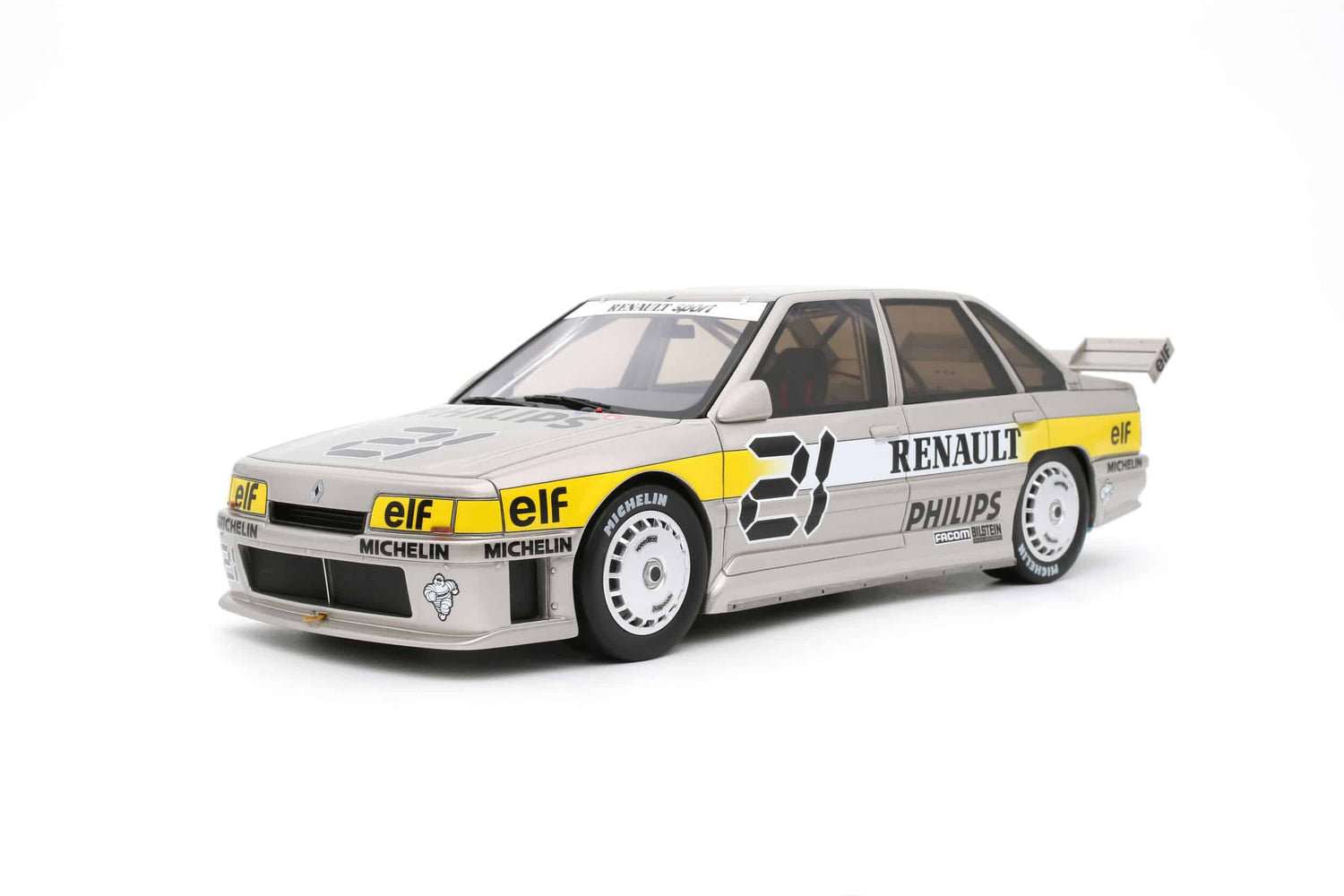 Otto Mobile Renault 21 Super Production Silver 1988 1:18 - OT975
