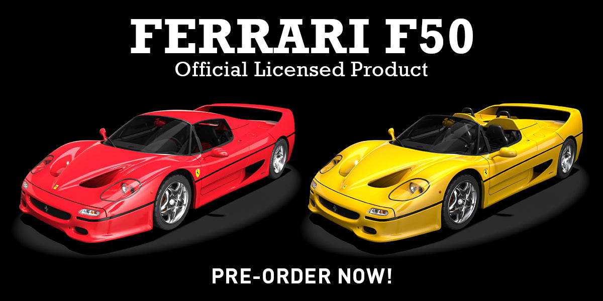 Pocher Ferrari F50 - Rosso Corsa - 1:8 Scale Assembly Kit - HK62