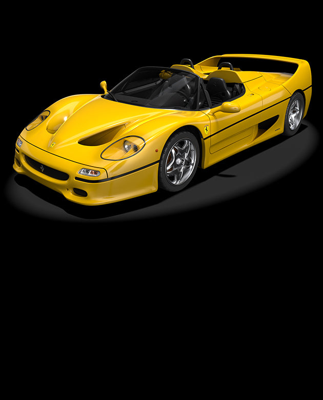 Pocher Ferrari F50 - Giallo Modena - 1:8 Scale Assembly Kit - HK63
