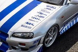 Kyosho Nissan Skyline R34 GT-R "Fast & Furious" 1:12 Scale Resin KSR12007A