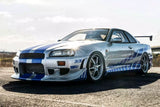 Kyosho Nissan Skyline R34 GT-R "Fast & Furious" 1:12 Scale Resin KSR12007A