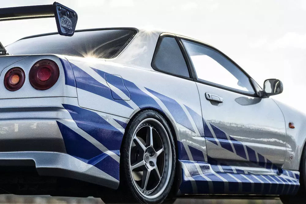 Kyosho Nissan Skyline R34 GT-R "Fast & Furious" 1:12 Scale Resin KSR12007A