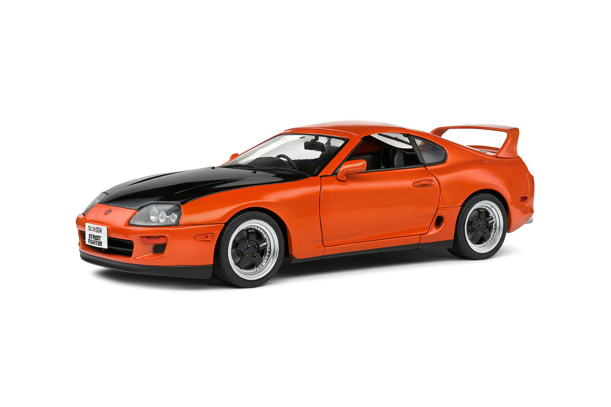 Solido Toyota Supra MK4 (A80) Streetfighter Orange 1993 1:18 S1807605