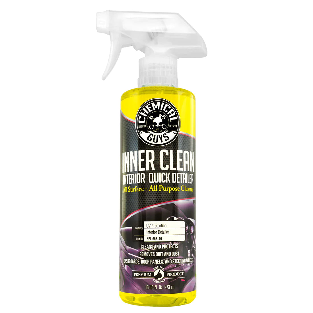 Chemical Guys InnerClean Interior Quick Detailer and Protectant - 16oz