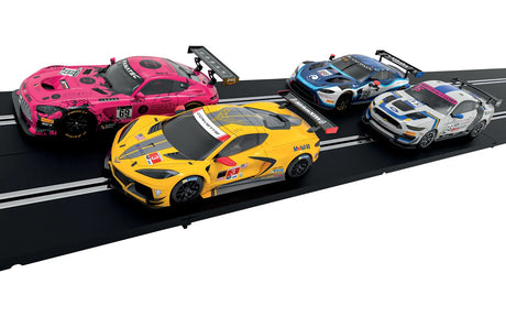 Scalextric top of the range Slot Car Set - Cars include x 4
