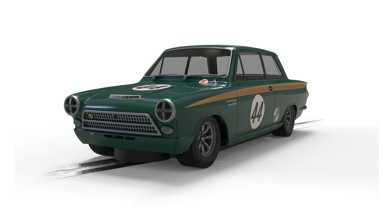 Scalextric Ford Lotus Cortina - Goodwood 2023 - Andrew Jordan + David Dickenson C4540