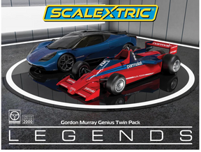 Scalextric Gordon Murray Design Genius - Twin Car Pack - C4601A - Slick-Shifts Hobby Products