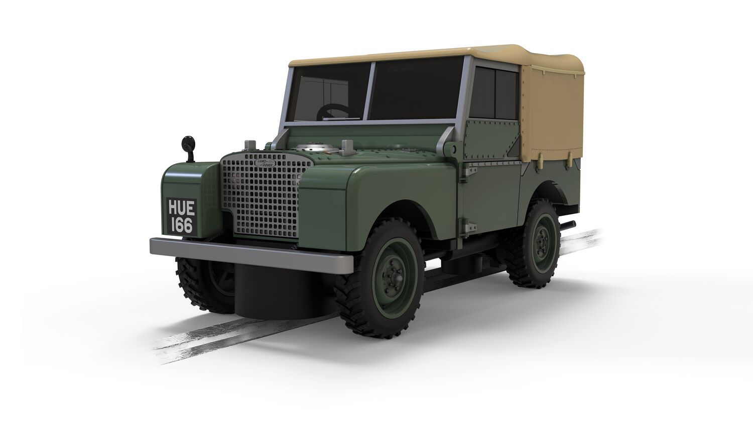 The Original Land Rover now available as a Scalextric Car!