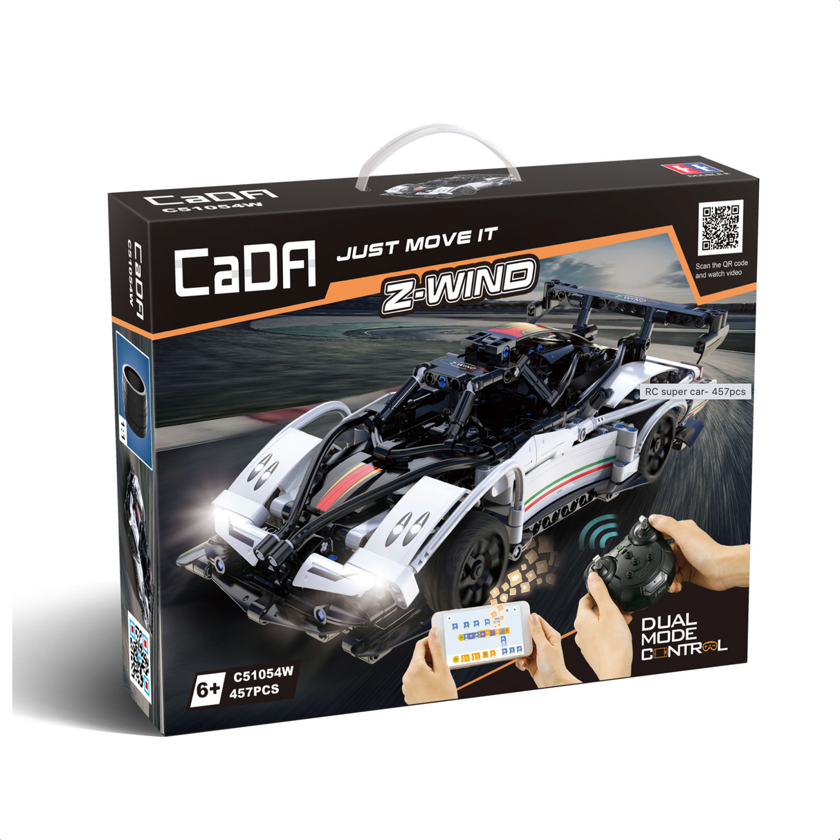 CaDA RC Z-Wind Super Car 457 Pieces Brick Model Kit C51054W