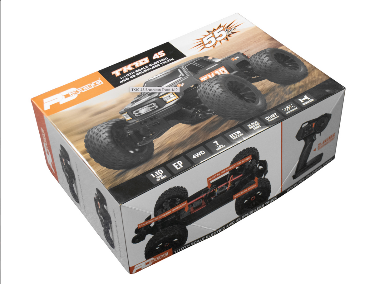 PD Racing RC RTR Brushless Truck TK-10 4S - 1/10 Item #PD860R