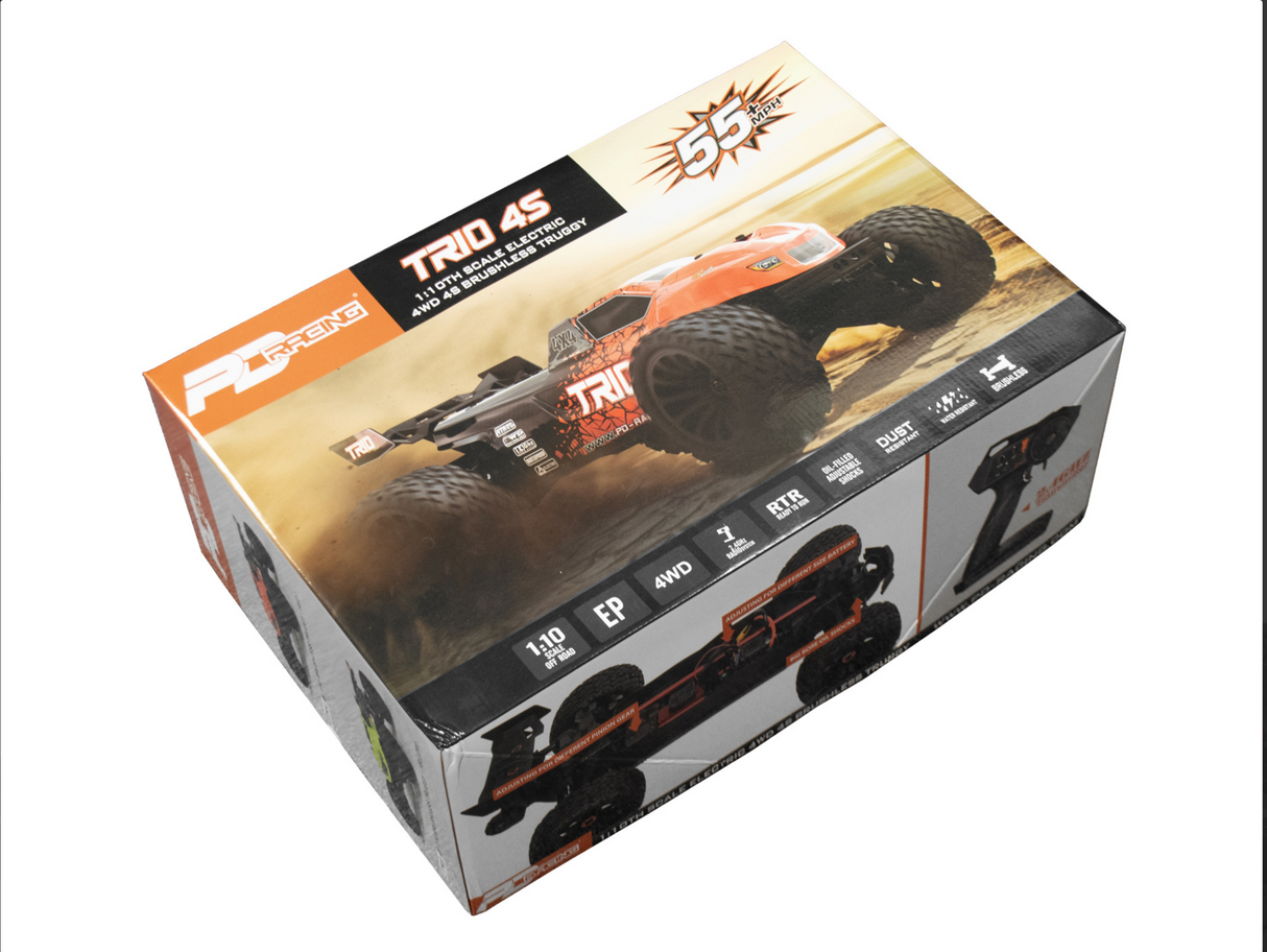 PD Racing RC RTR Brushless Truggy TR-10 4S - 1/10 Item #PD861R