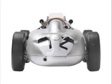 IXO Collections Full Kit Mercedes-Benz W196R Stirling Moss #12 Silver 1:8 Scale Metal Kit IXC.MRM.FK