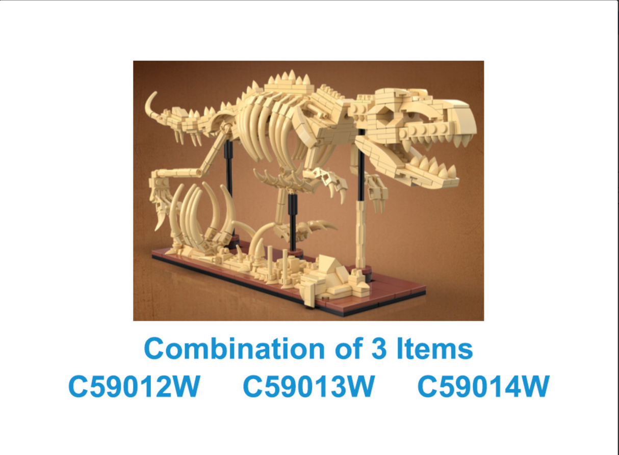 CaDA Creative Series Dinosaur Fossils: Velociraptor - 256 pcs C59014W