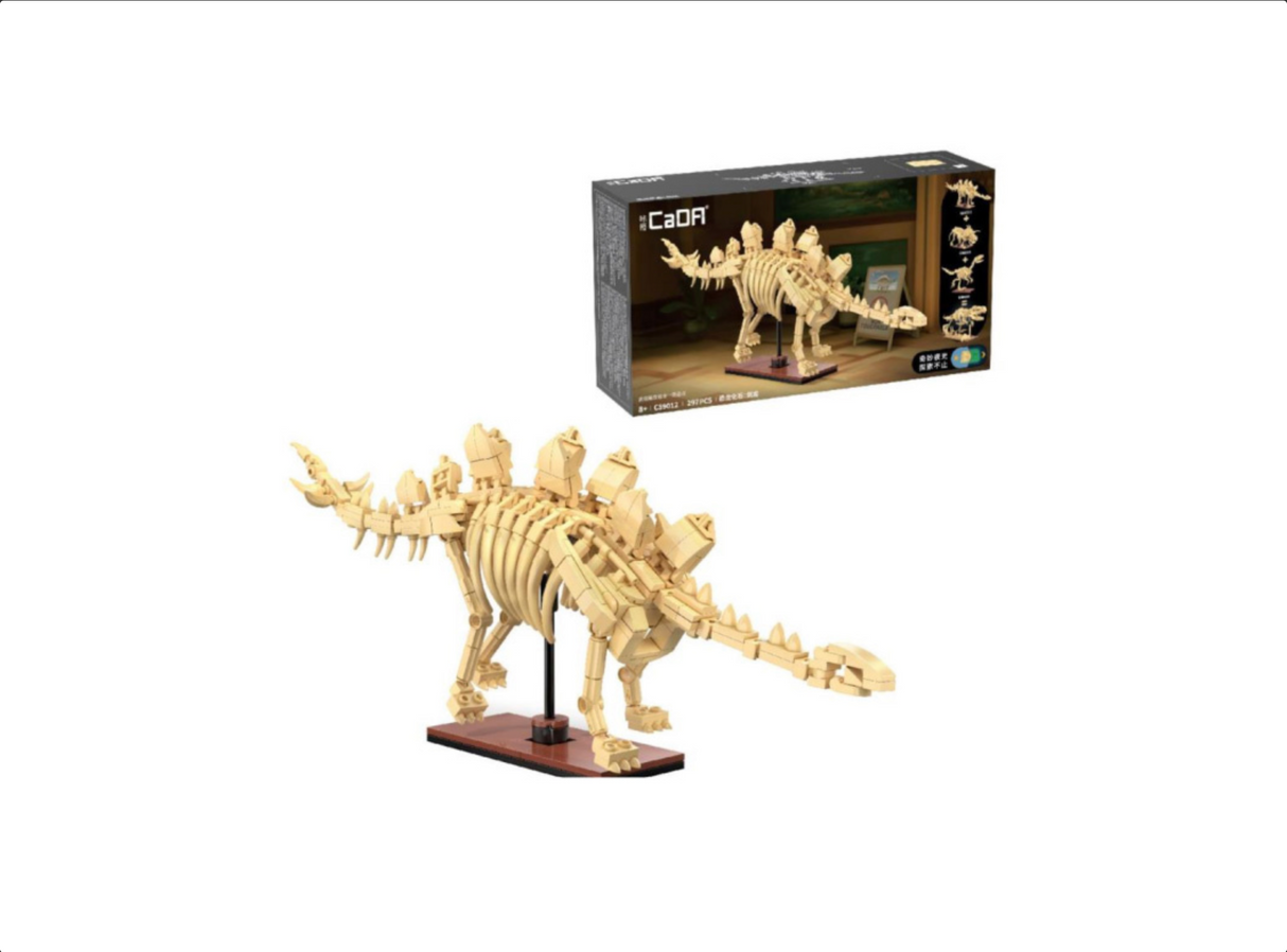 CaDA Creative Series Dinosaur Fossils: Stegosaurus - 297 pcs C59012W