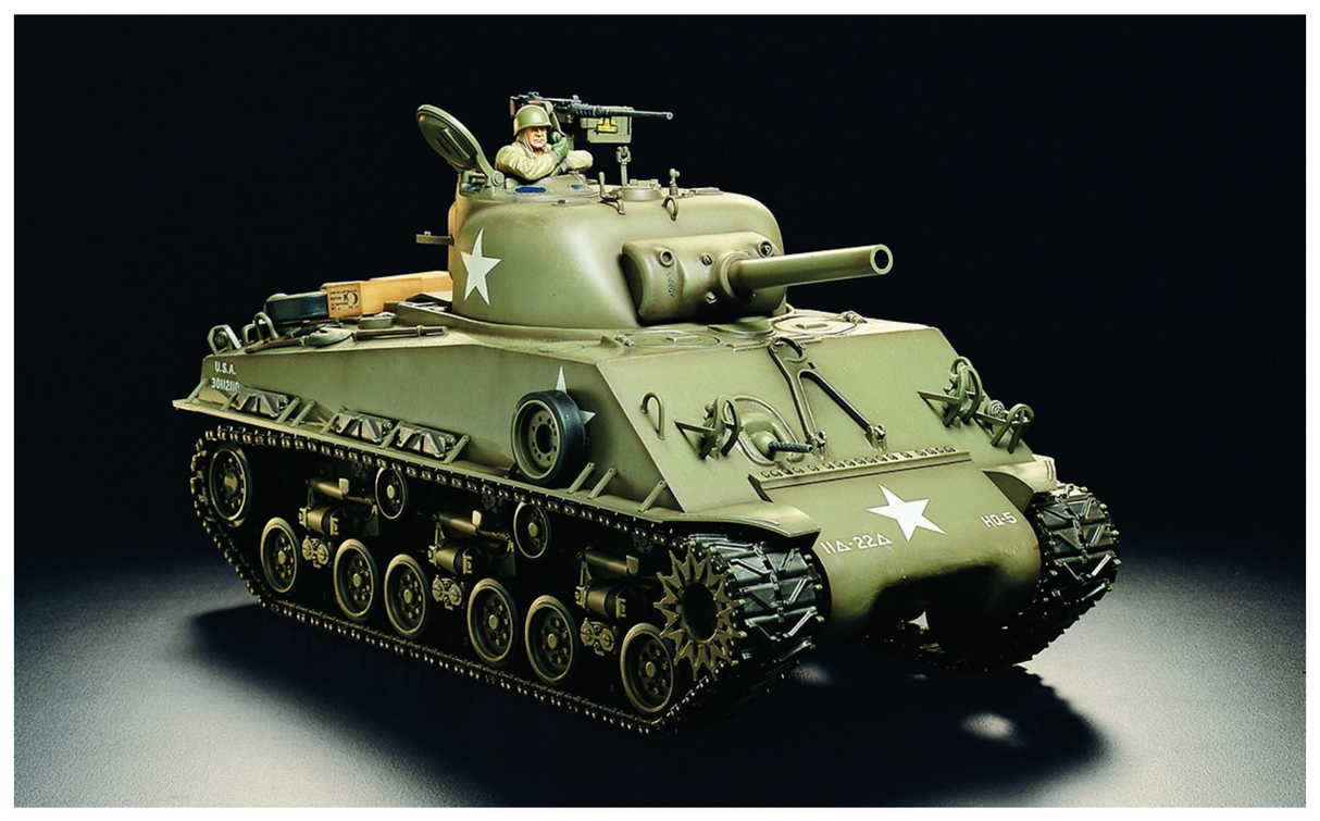 Tamiya RC M4 Sherman DMD 105mm Howitzer Full-Option Kit - Item #56014