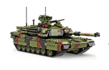 Build Army M1A2 Abrams - American Main Battle Tank - 1:33 Scale 1376 Pieces - BAM003