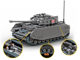 Build Army WW2 Panzer 4 - German Medium Tank - 1:33 Scale 950 Pieces - BA0161
