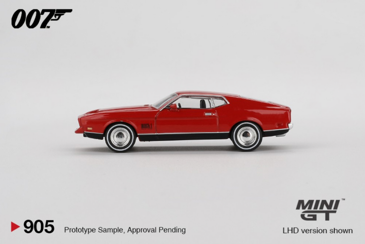 Mini GT Ford Mustang Mach 1 007 Diamonds are Forever LHD English (Blister Packaging) - MGT00905-007E