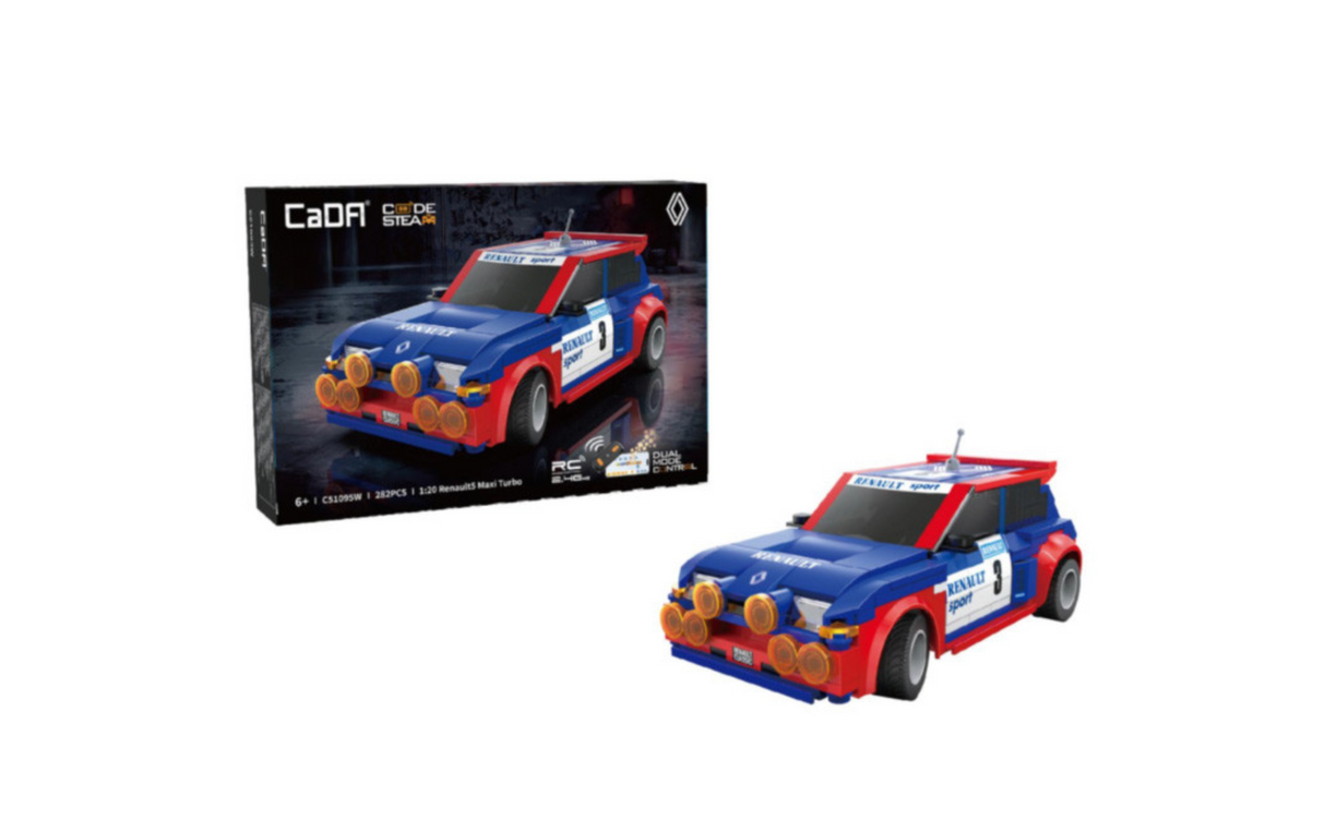 CaDA Renault 5 Maxi Turbo 1:20 282 Pieces Brick Model Kit C51095W